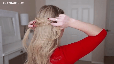 Photo/video explicative crown braid coiffure cheveux femme