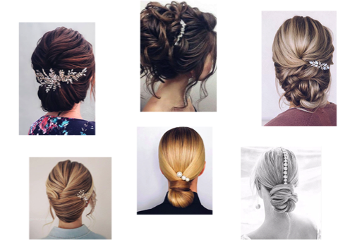 Coiffures classiques accessoires mariage Bohomane